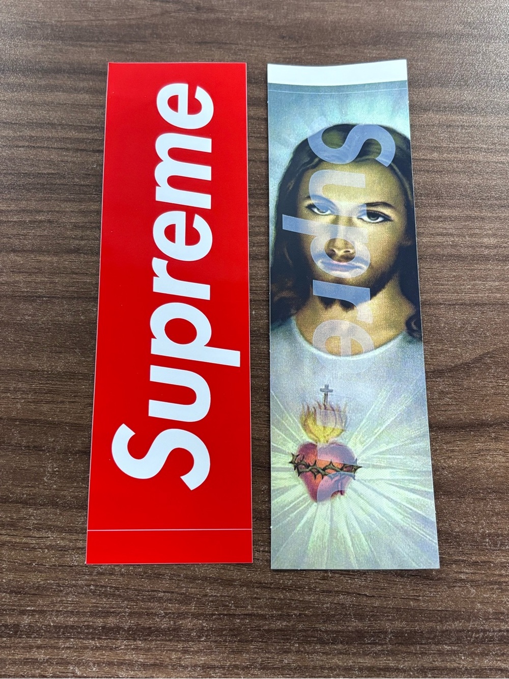 Supreme Jesus Prayer Sticker FW26 - & Supreme Red Box Logo NY